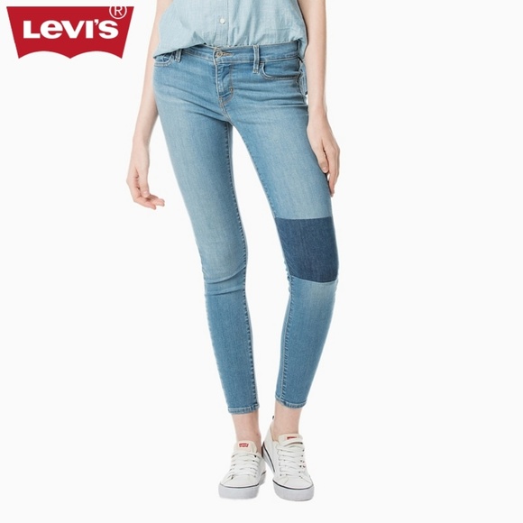 Levi's Denim - Levi’s 710 Skinny Patchwork Jeans